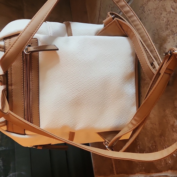 NWOT Rosetti Cream and Brown Women's Backpack - Picture 6 of 10